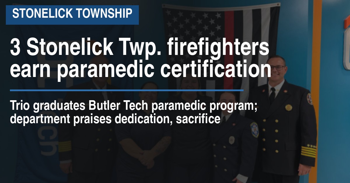 3 Stonelick Twp. firefighters earn paramedic certification
