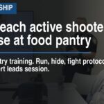 Police teach active shooter response at food pantry