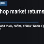Sip & Shop market returns Oct. 17