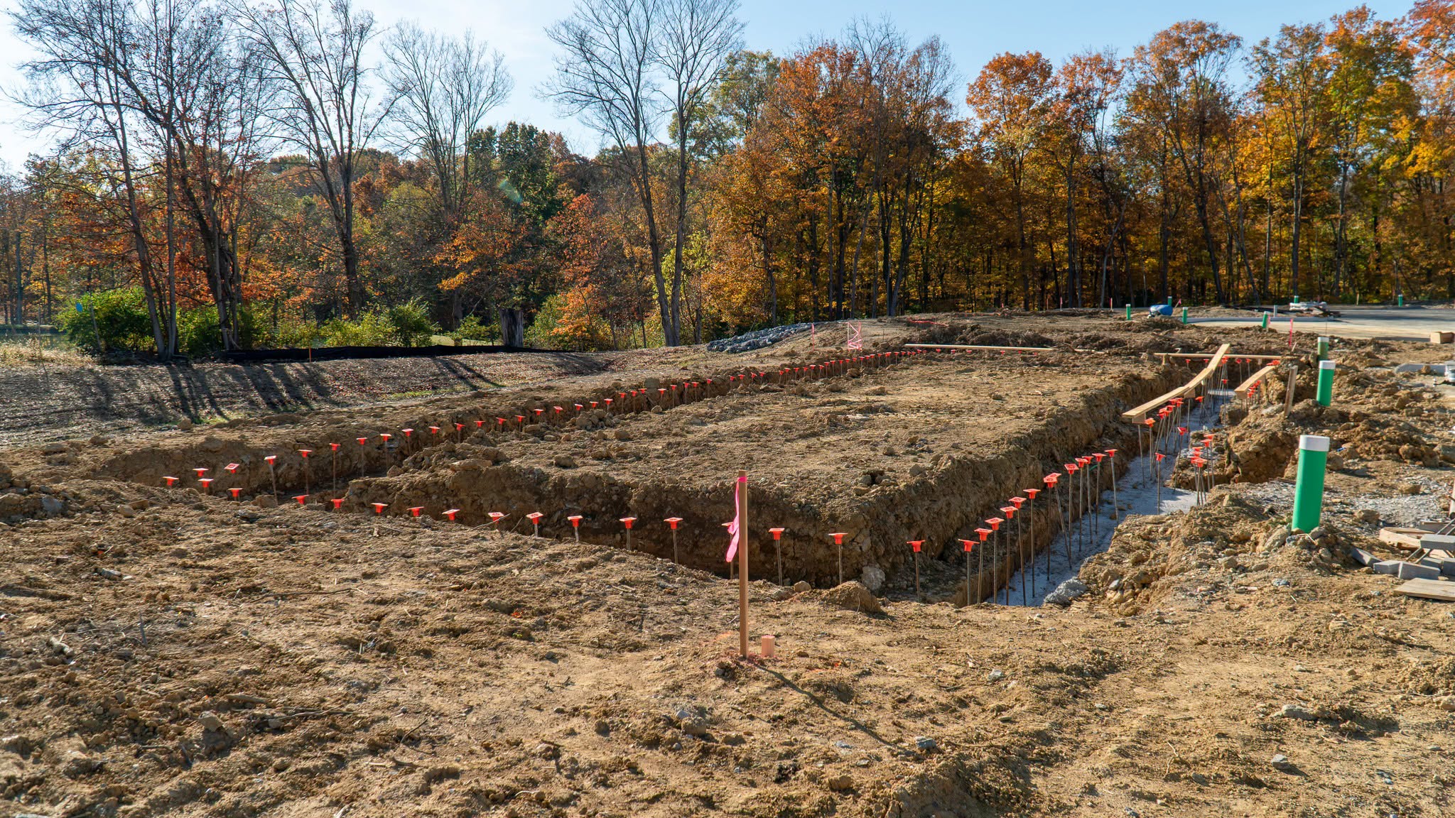 Foundation work underway at Veterans Village in Monroe Township