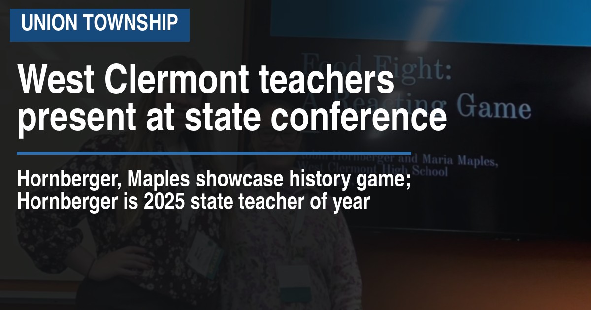 West Clermont teachers present at state conference