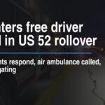 Firefighters free driver trapped in US 52 rollover